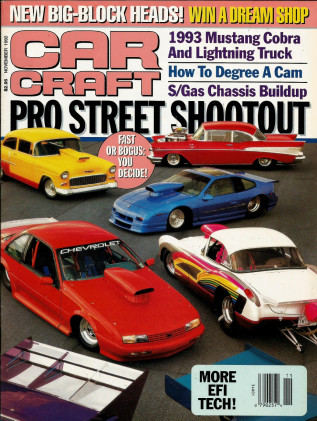 CAR CRAFT 1992 NOV - LIGHTNING, COBRA, GS STAGE 1